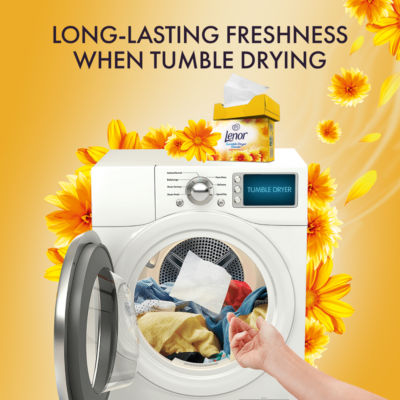 Fabric Tumble Dryer Sheets Summer Breeze, 34 Sheets thumbnail 3