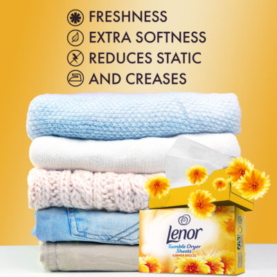 Fabric Tumble Dryer Sheets Summer Breeze, 34 Sheets thumbnail 4