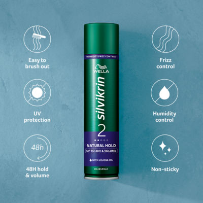 Silvikrin Natural Hold Hairspray 250ml thumbnail 3