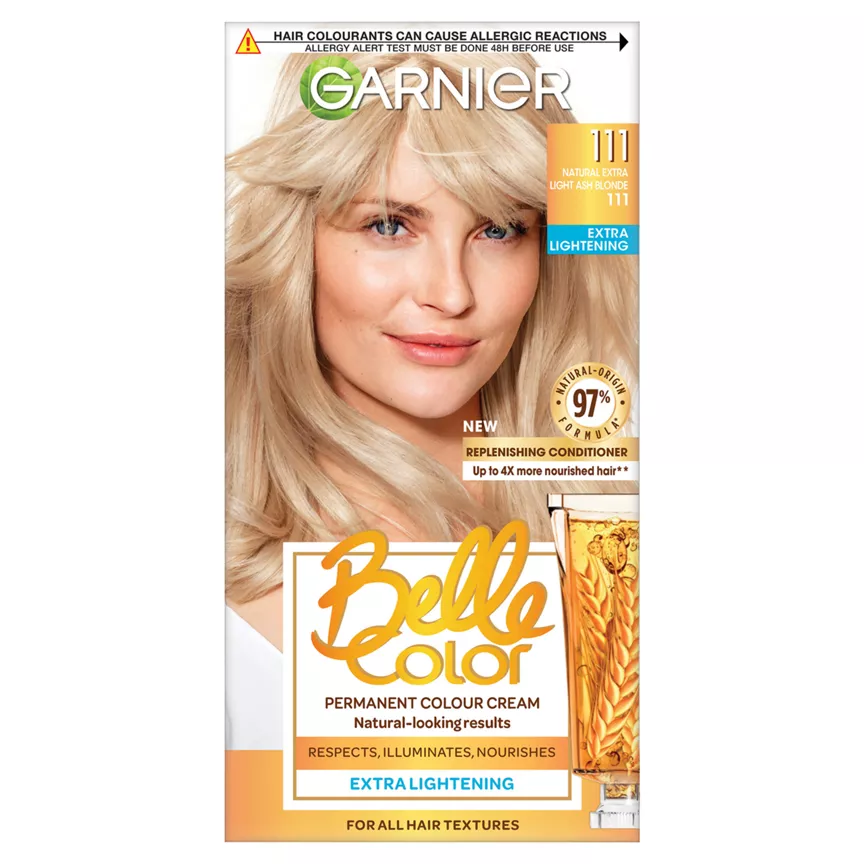 Garnier Belle Color 111 Extra Light Ash Blonde Permanent Hair Dye