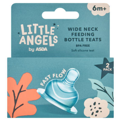 Wide Neck Feeding Bottle Teats 6m+ thumbnail 2