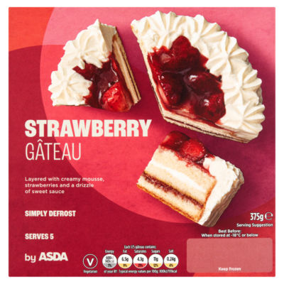 ASDA Strawberry Gateau