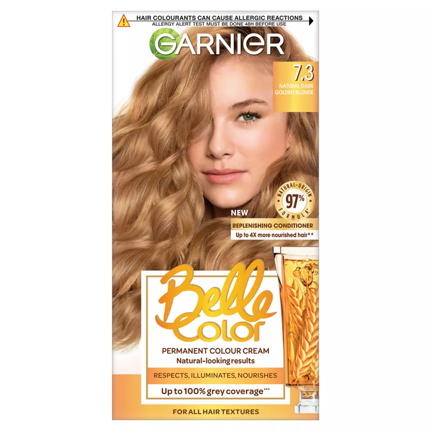 Garnier Belle Color 7.3 Dark Golden Blonde Permanent Hair Dye
