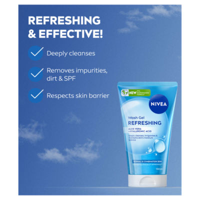 Refreshing Face Wash Gel with Hyaluronic Acid 150ml thumbnail 3