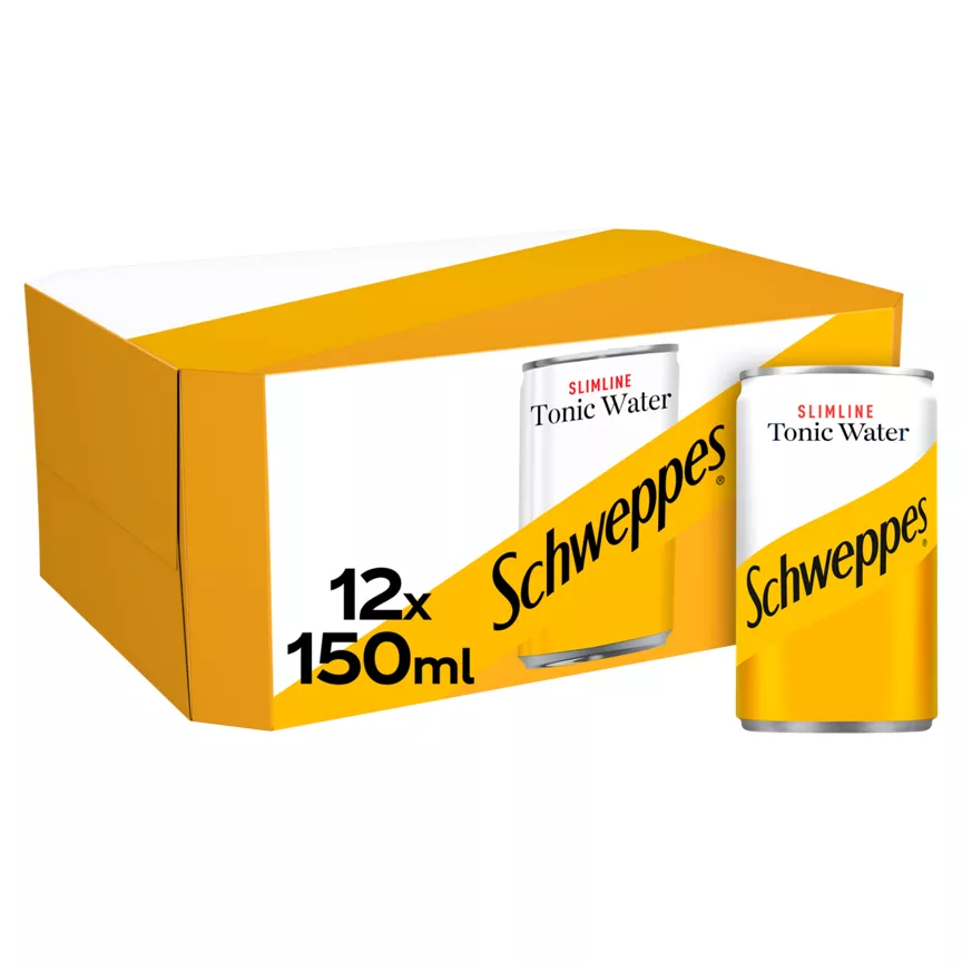 Schweppes Slimline Tonic Water 12 x 150ml