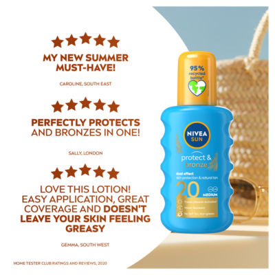 Sun Protect & Bronze Pump Spray SPF20 200ml thumbnail 4