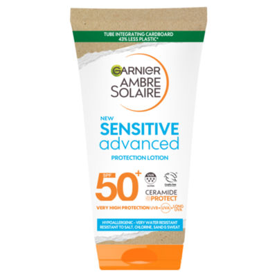 Ambre Solaire SPF 50+ Sensitive Advanced Sun Cream Travel Lotion 50ml thumbnail 2