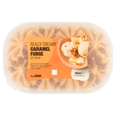 Caramel Fudge Ice Cream 900ml thumbnail 2