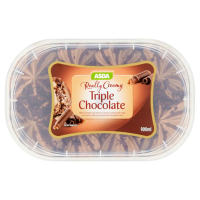Really Creamy Triple Chocolate Ice Cream 900ml thumbnail 3