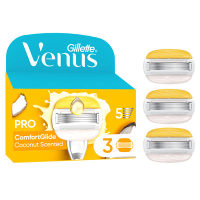 Gillette  Pro ComfortGlide Coconut Scented Women’s Blades with Olay Moisturiser