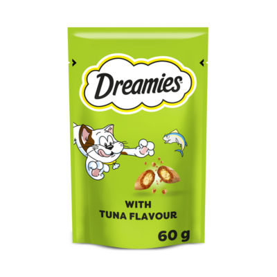 DREAMIES Cat Treat Biscuits With Tuna Flavour 60g thumbnail 2