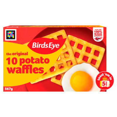 10 Potato Waffles 567g