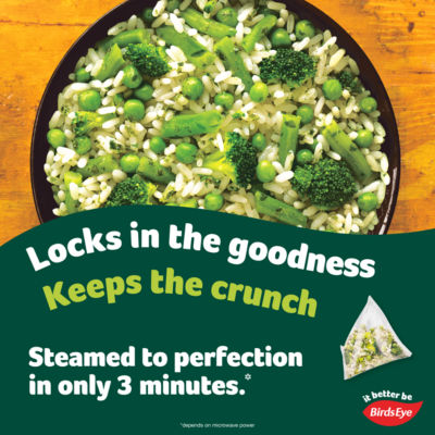 Steamfresh 2 Tender Green Vegetable Rice Steam Bags 380g thumbnail 3