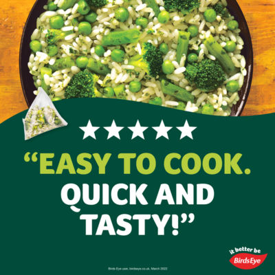 Steamfresh 2 Tender Green Vegetable Rice Steam Bags 380g thumbnail 4
