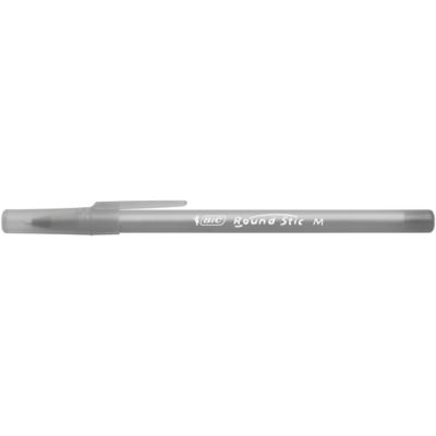 Round Stic Ball Pens Black x8 thumbnail 3