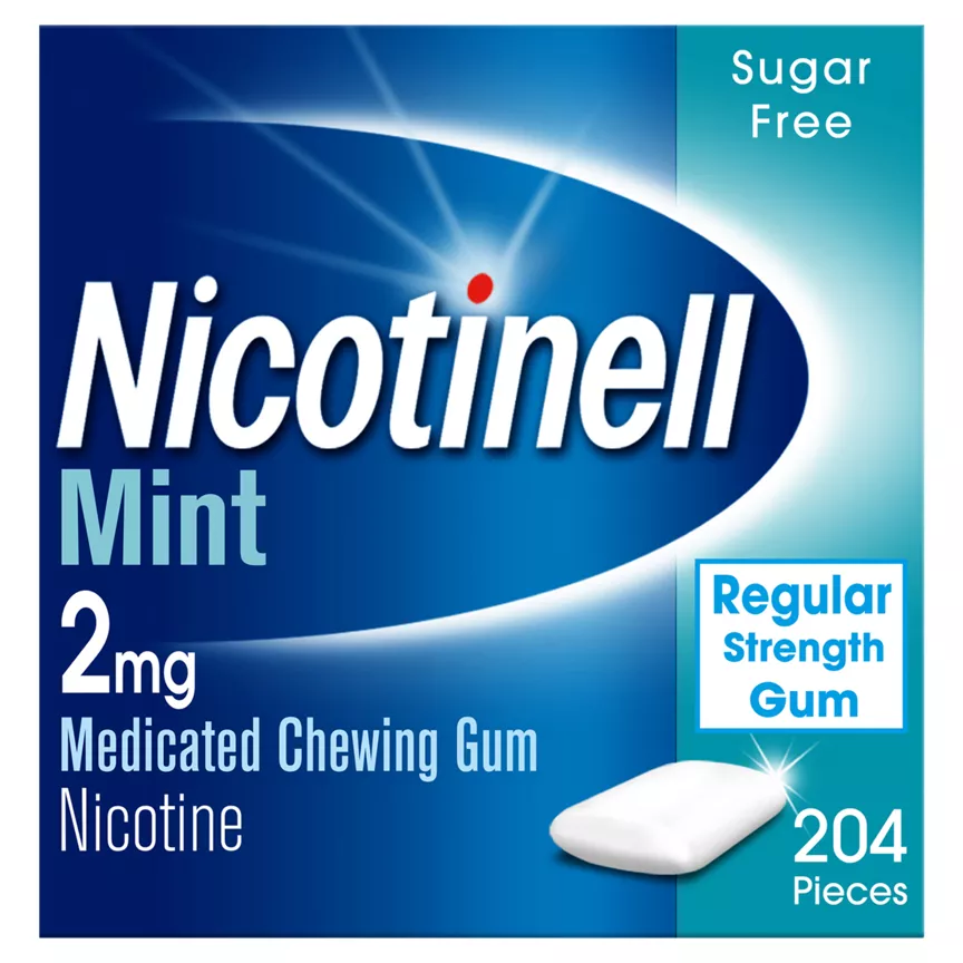 Nicotinell 2mg Nicotine Gum Pieces Mint Sugar-Free