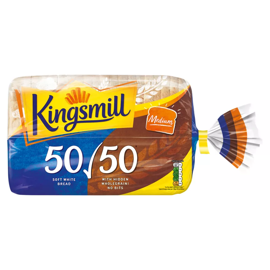 Kingsmill Medium 50/50 Bread