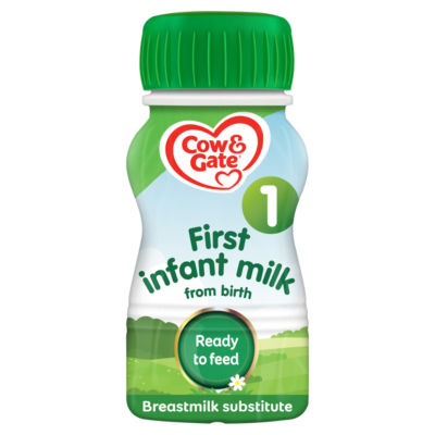 1 First Infant Baby Milk Liquid Formula, Ready to Feed, From Birth, 200ml thumbnail 2
