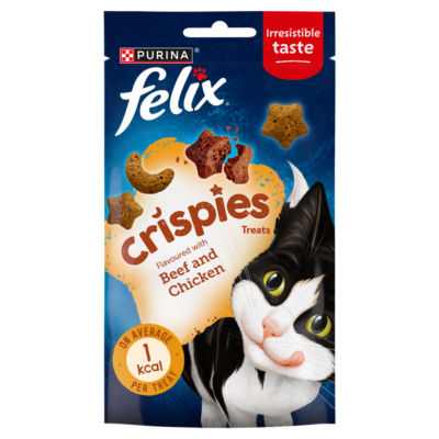 Felix Crispies Chicken & Beef Cat Treats