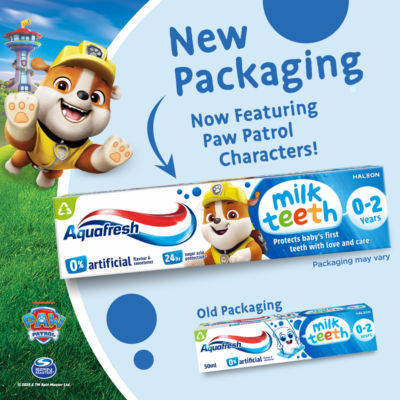 Paw Patrol Kids Milk Teeth Toothpaste 0-2 Years, 50ml thumbnail 3