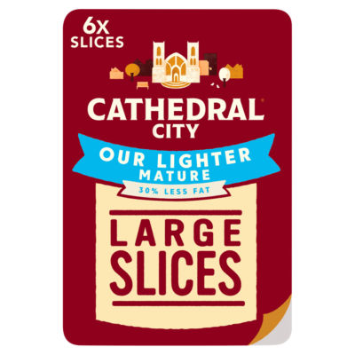 6 Slices Lighter Mature Cheddar Cheese 150g thumbnail 2