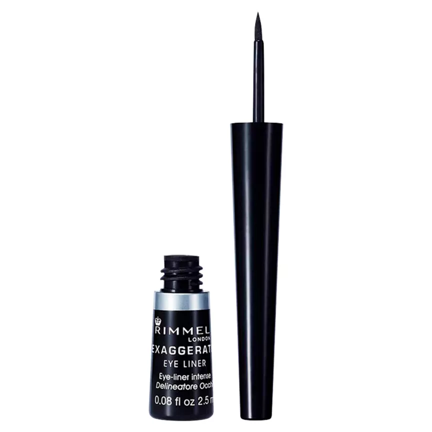 Rimmel London Exaggerate Liquid Eye Liner 001 Black 2.5ml
