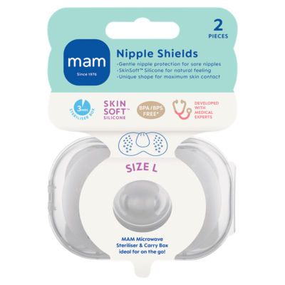 2 Nipple Shields Size L