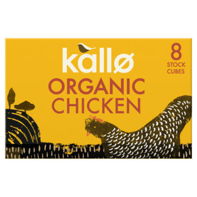Organic Chicken Stock Cubes 8 x 11g thumbnail 2