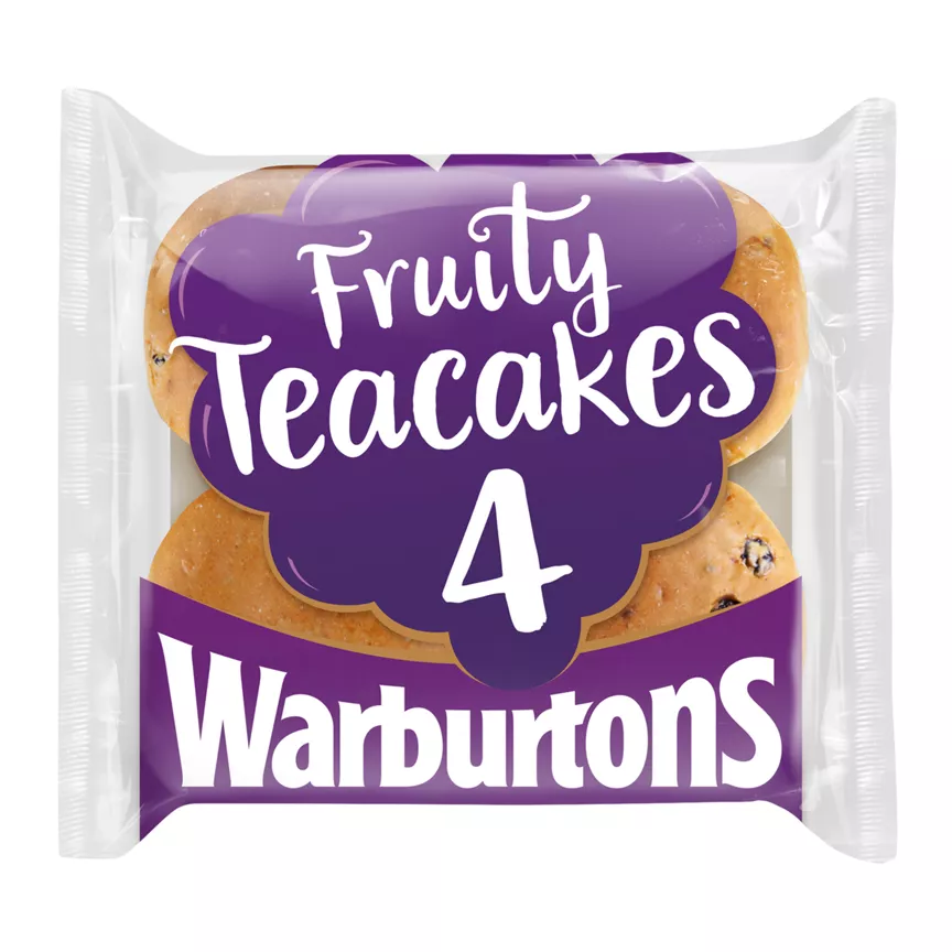 Warburtons Fruity Teacakes - Image 1