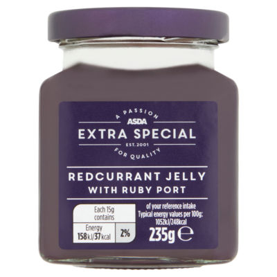Redcurrant Jelly with Ruby Port 235g