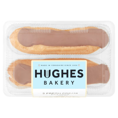 Bakery 2 Fresh Cream Eclairs