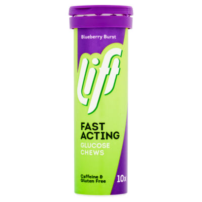 10 Blueberry Burst Fast Acting Glucose Chews 40g thumbnail 2