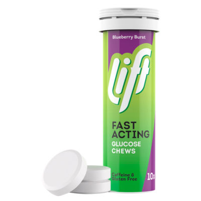 10 Blueberry Burst Fast Acting Glucose Chews 40g thumbnail 3