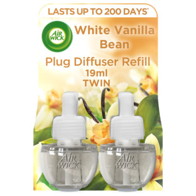 Airwick White Vanilla Bean Plug In Twin Refill