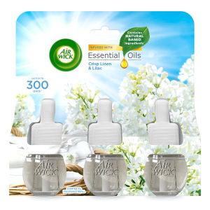 Airwick Crisp Linen & Lilac Plug In Triple Refill