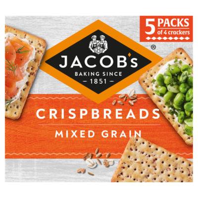 Crispbreads Mixed Grain Crackers 5 x 30g, 190g thumbnail 2