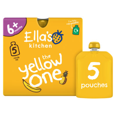 the Yellow One Squished Smoothie Fruits 5 x 90g (450g) thumbnail 2