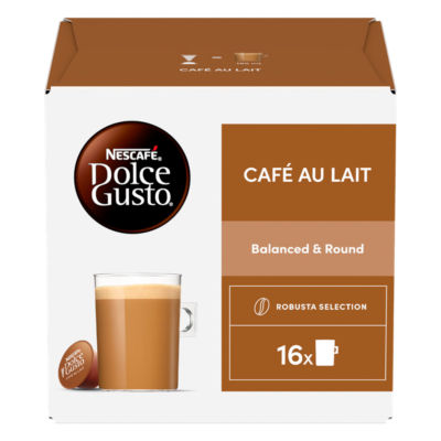 Café Au Lait Coffee Pods x16 (16 Servings) thumbnail 3