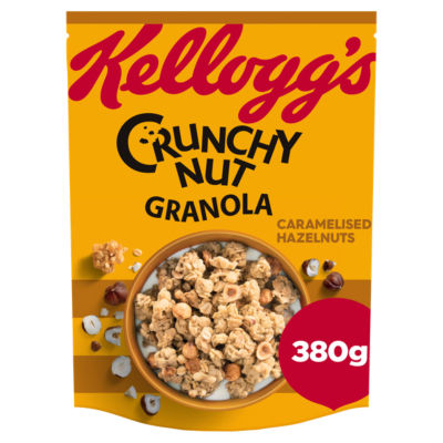 Crunchy Nut Caramelised Hazelnut Breakfast Granola 380g thumbnail 2