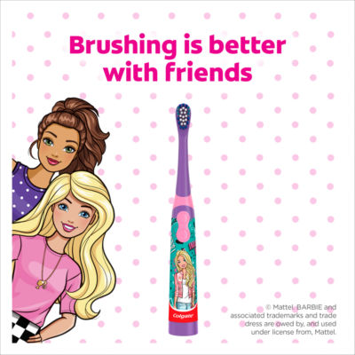 360 Sonic Kids’ Barbie Battery Powered Toothbrush 3+ Years thumbnail 4
