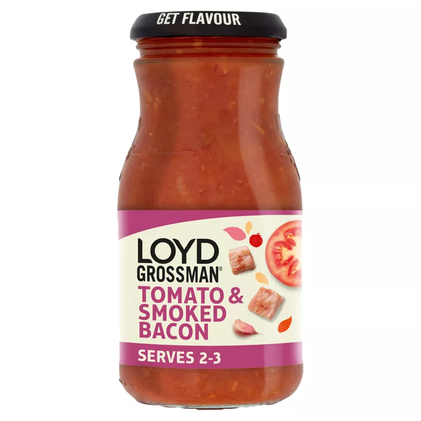 Loyd Grossman Tomato & Smoked Bacon Pasta Sauce