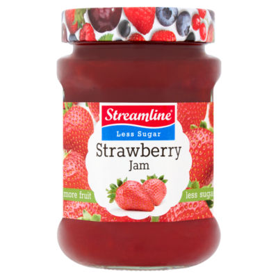 Streamline Less Sugar Strawberry Jam