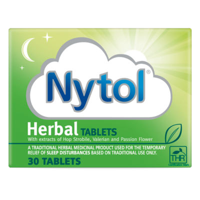 Herbal 30 Tablets - Herbal Remedy Traditionally Used to Aid Restful Sleep thumbnail 2