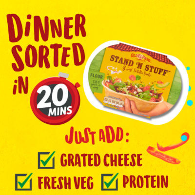 Stand ‘N’ Stuff Soft Flour Tortillas Wraps 8Pk 193G thumbnail 3