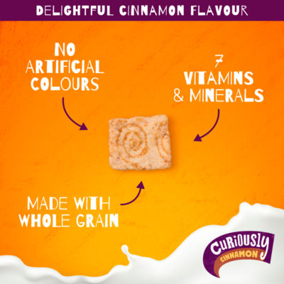 Curiously Cinnamon Breakfast Cereal 375g thumbnail 3