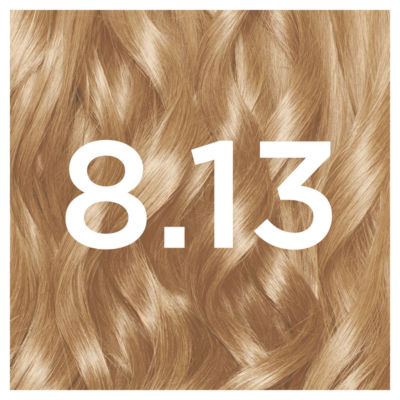 Nutrisse 8.13 Medium Beige Blonde Permanent Hair Dye thumbnail 3