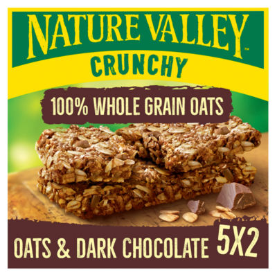 Crunchy Oats & Dark Chocolate Cereal Bars 5 x 42g (210g) thumbnail 2