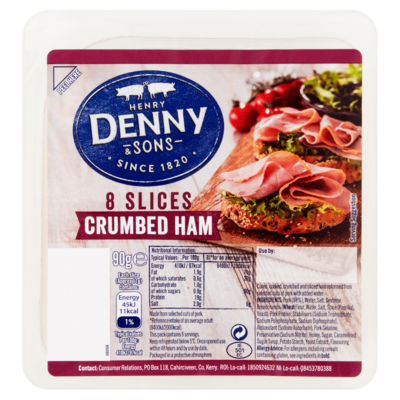 8 Slices Crumbed Ham 90g thumbnail 2