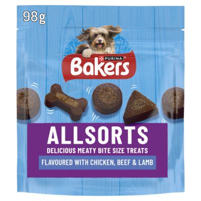Allsorts Chicken, Beef and Lamb Dog Treats 98g thumbnail 2