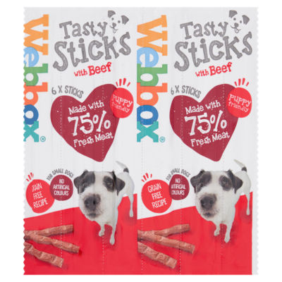 6 Tasty Sticks with Beef 30g thumbnail 2